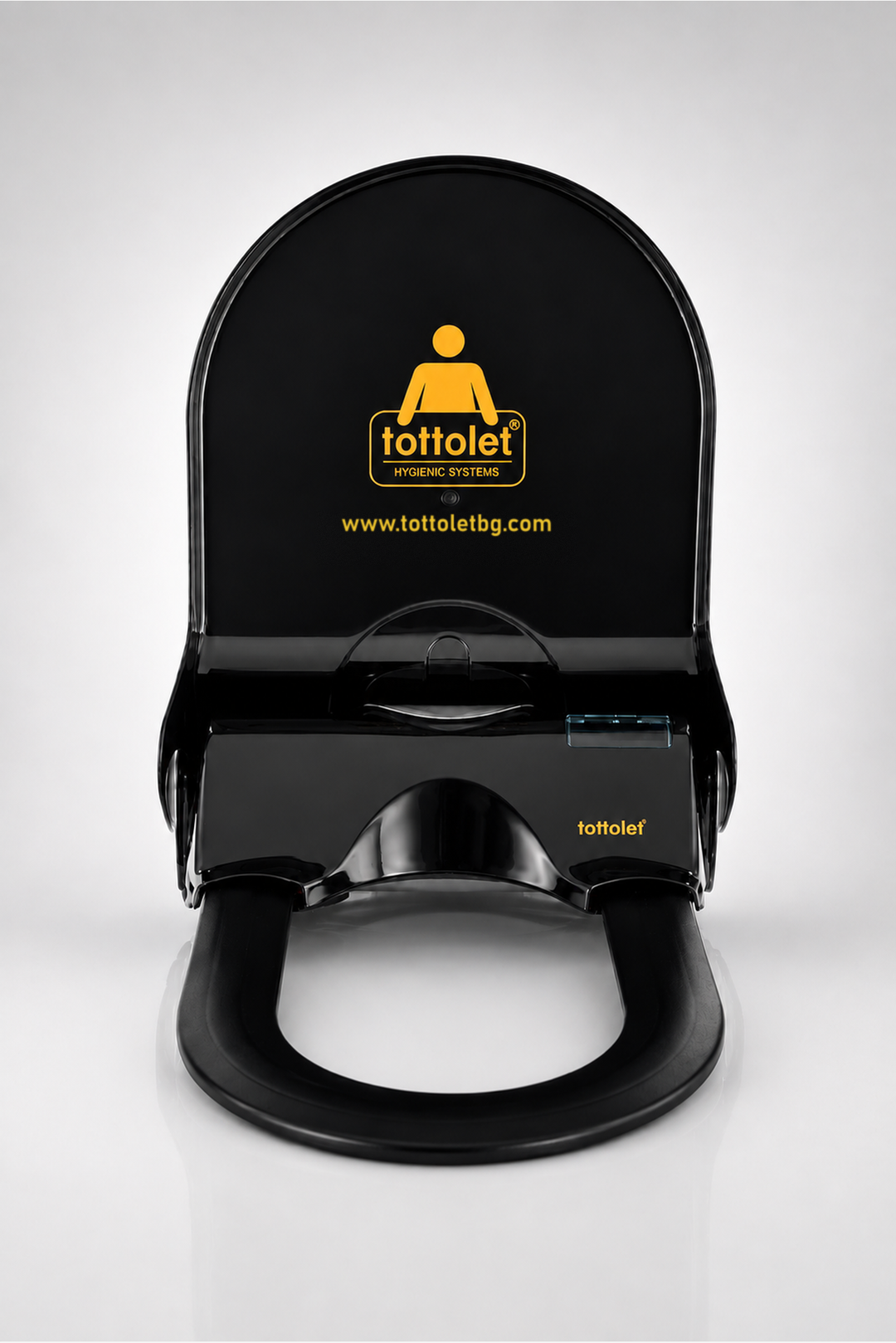 Tottolet® С бутон (АКУМУЛАТОРЕН) – Автоматична хигиенична система за тоалетна чиния (ЧЕРЕН)